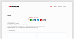 Desktop Screenshot of depecheshop.com