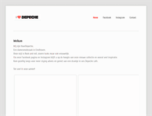 Tablet Screenshot of depecheshop.com